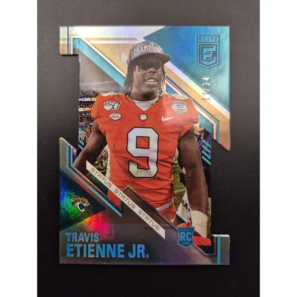 2021 Donruss Elite Travis Etienne Jr #191 Rookie Status Die Cut /24 (RC) Jaguars